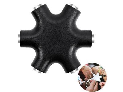 5-Way 3.5mm Earphones Audio Splitter