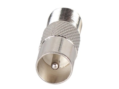 F Female to PAL RF Male Adapter for TV Antenna/ Video monitor