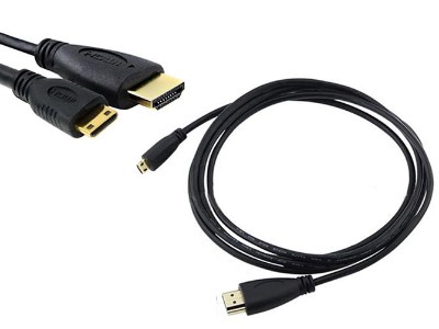 Mini HDMI to HDMI Cable (V1.4) - 2M