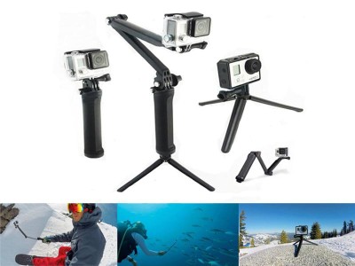 3-Way Adjustable Arm Camera Mount for GoPro Hero 2 3 3+ 4