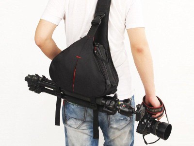 Triangle Chest Shoulder Bag for Camera  DSLR