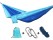 Blue Nylon Fabric Parachute Hammock for Camping/ Hiking