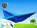 Blue Nylon Fabric Parachute Hammock for Camping/ Hiking