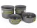 Hiking Camping Cooking Pot Set 4pcs