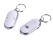 White Whistle-Activated Key Finder with LED Light