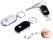 White Whistle-Activated Key Finder with LED Light