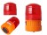 Red LED Flashing Emergency Hazard Warning Light