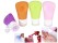 Set of 4 Silicone Travel Bottles with Pouch