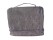 Hanging Travel Toiletry Bag: Waterproof, Wet/Dry Sep, Grey