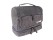 Hanging Travel Toiletry Bag: Waterproof, Wet/Dry Sep, Grey