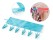 Blue Travel Clothes Pegs Set