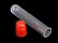Transparent Plastic Test Tubes - 20pcs