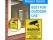 Warning CCTV Surveillance Security Camera Sticker 4PCS