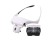 LED Head Mount Magnifier Glasses - 5 Lenses, Jeweler's Loupe