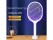 Mosquito Bug Zapper Electric Fly Swatter with Purple Light Wave