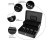 Cash Box with Key Lock, 5-Compartment Tray, 30x24cm, Black