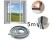 Brush Door Seal Stripes 5m