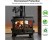 8-Blade Heat Powered Stove Fan for Fireplace