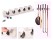 Wall Mounted Broom Storage Holder Five-Position