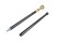 Folding Gentleman's Walking Cane (Black/Gold Alloy)