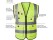Hi-Vis Safety Vest XL | Multi-Pocket | Fluoro Green
