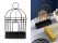 Metal Birdcage Mosquito Coil Holder - Nordic Style Burner Black