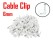 100PCS Ethernet Network Cable Clips