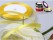 Satin Ribbon,Yellow 12mm(W) X 22.5m(L)