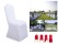 Chair Covers Wedding Banquet Event - White 50pcs