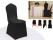Black Lycra Chair Cover