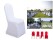 Chair Covers Wedding Banquet Event - White 2pcs