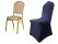 Wedding Chair Cover Dark Blue
