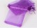 Wedding Favor,100 pcs Purple Organza Bags