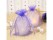 Wedding Favor,100 pcs Purple Organza Bags