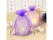 Wedding Favor,100 pcs Purple Organza Bags