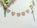 1.2m Heart Shaped Rustic Hessian Bunting