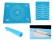 Blue Silicone Baking Mat with Circle Guide J