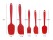 Seamless Silicone Spatula Set  5pcs