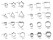 Cookie Cutter-24pcs