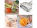Stainless Steel Vegetable Peeler & Grater, 2-in-1 Kitchen Tool