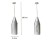 Cordless Silver Handheld Frother Foamer Mixer