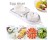 Stainless Steel Egg Slicer 2-in-1 Multi-Cut Tool