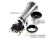 Stainless Steel Salt and Pepper Grinder Set With Stand