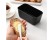 Black Butter Dish with Slicer & Lid - Stainless Steel Cutter