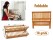 2-Tier Bamboo Dish Rack, Compact, Space-Saving