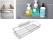 Stainless Steel Bathroom/ Kitchen Gadget Organizer Wall Rack