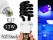 E27 Blacklight UV Bulb 13W LED for Stage & Currency