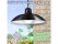 Outdoor Solar Pendant Light - Cool White LED & Remote