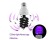 E27 Blacklight UV Bulb 13W LED for Stage & Currency