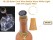 10 LED Warm White Wine Bottle Stopper Solar String Lights